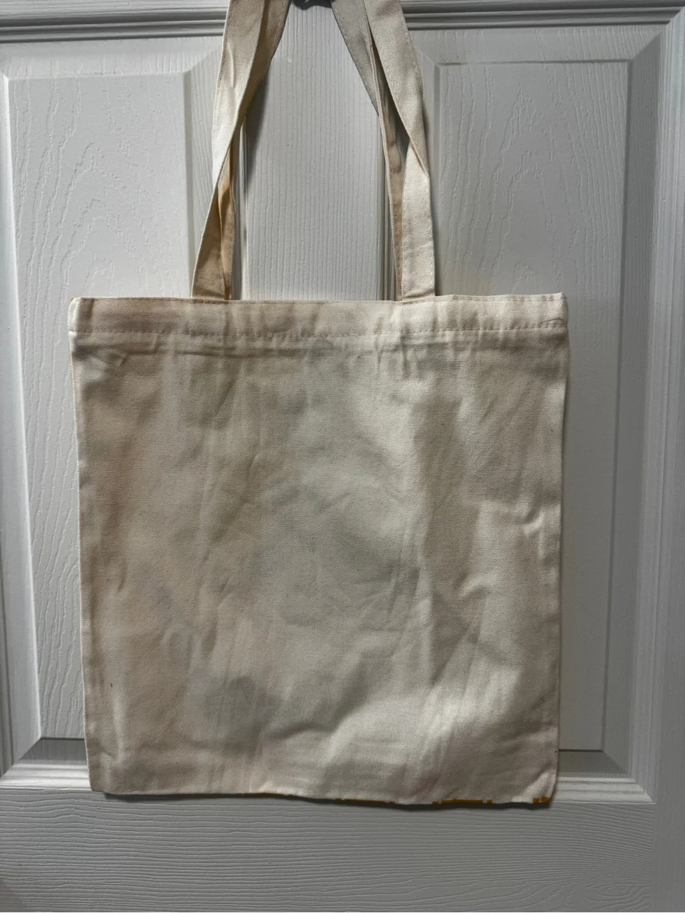 Brand New from Italy! La Dolce Vita Roma Yellow Stripe Zippered Tote Bag